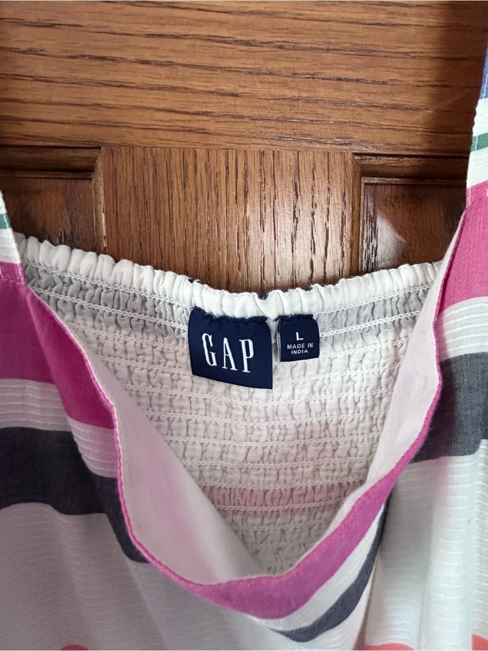 GAP Pink, Blue & Green Striped Sundress - Picture 3 of 6